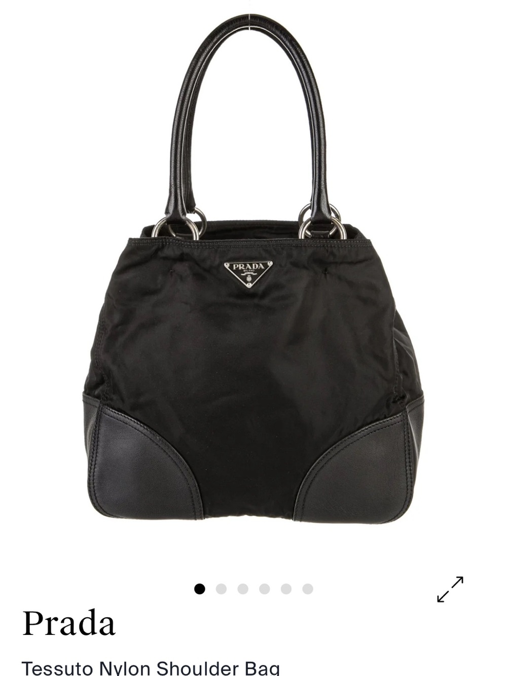 Prada Tessuto Nylon Soulder Bag